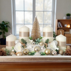 Különleges ünnepi asztaldísz...az arany-pezsgő színvilág kedvelőinek !  - Meska.hu