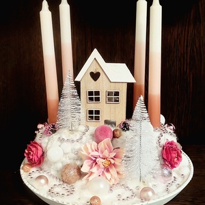 Adventi varázs az otthonodba  - karácsony - adventi díszek - adventi gyertyadíszek és koszorúdíszek - Meska.hu