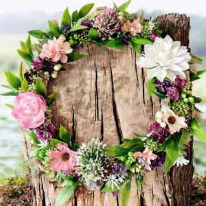 Romantikus elegancia  ajtódísz ! - otthon & életmód - dekoráció - ajtó- és ablak dekoráció - ajtódísz & kopogtató - Meska.hu