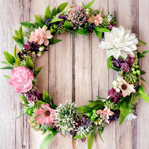 Romantikus elegancia  ajtódísz ! - otthon & életmód - dekoráció - ajtó- és ablak dekoráció - ajtódísz & kopogtató - Meska.hu