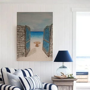 Nekem a tengerpart - művészet - festmény - akril - Meska.hu