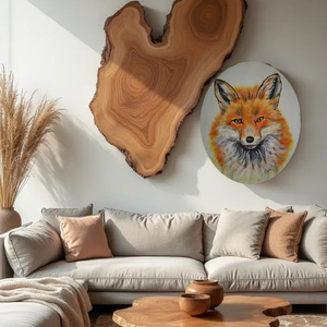 Róka - művészet - festmény - akril - Meska.hu