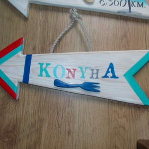 Konyha dekorációs nyíl - Meska.hu