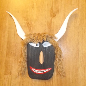 Busó maszk dekoráció Télűző hagyomány, tavaszváró dekoráció -  - Meska.hu