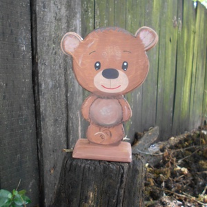 Fali akasztható maci medve - otthon & életmód - dekoráció - dísztárgy - Meska.hu