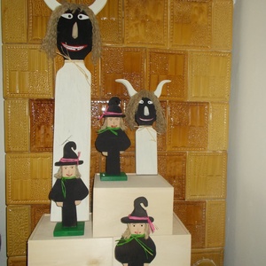 Busó télűző, tavaszváró, hagyományőrző dekoráció Vízkereszt - otthon & életmód - dekoráció - dísztárgy - Meska.hu