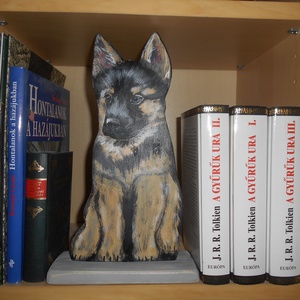 Német juhász kutya - otthon & életmód - dekoráció - ajtó- és ablak dekoráció - ajtódísz & kopogtató - Meska.hu