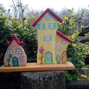 Welcome dekoráció kopogtató ajtótámasz édes otthon - Meska.hu