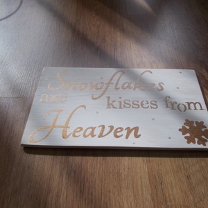 Karácsonyi kopogtató A hópehely egy mennyei érintés - otthon & életmód - dekoráció - ajtó- és ablak dekoráció - ajtódísz & kopogtató - Meska.hu