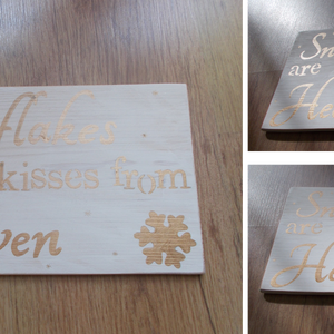 Karácsonyi kopogtató A hópehely egy mennyei érintés - otthon & életmód - dekoráció - ajtó- és ablak dekoráció - ajtódísz & kopogtató - Meska.hu