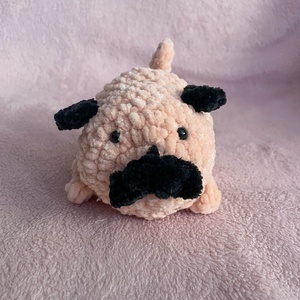 Horgolt Mopsz Kutya, Játék & Sport, Plüssállat & Játékfigura, Kutya, Horgolás, MESKA