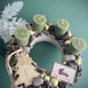 Adventi koszorú- Winter Charm #1 - Meska.hu
