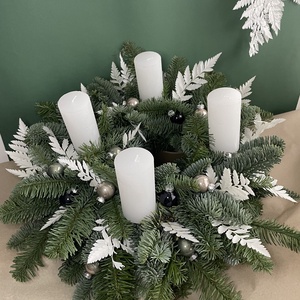 Adventi asztaldísz- Giulia, Karácsony, Adventi díszek, Adventi koszorú, Virágkötés, MESKA