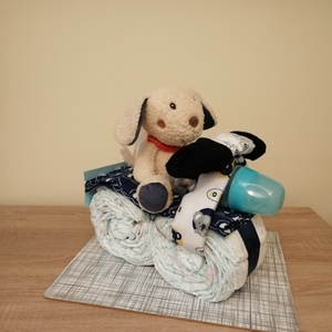 Motoros pelenkatorta  - játék & sport - Meska.hu