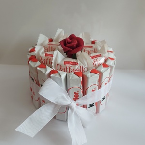 Mini Raffaello és Kinder csoki édesség torta  - élelmiszer - édesség - Meska.hu