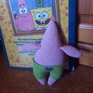 Csillag Patrik amigurumi mesefigura - játék & sport - 3 éves kor alattiaknak - alvóka & rongyi - Meska.hu