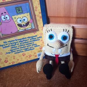 Spongyabob amigurumi mesefigura - Meska.hu