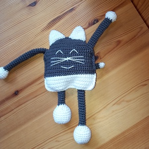 Cuki cica amigurumi játék, Játék & Sport, Plüssállat & Játékfigura, Cica, Horgolás, Baba-és bábkészítés, MESKA