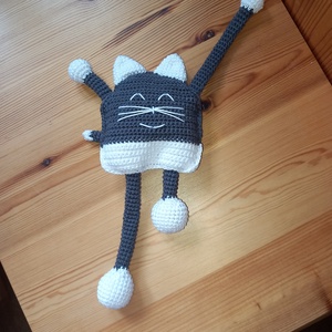 Cuki cica amigurumi játék - játék & sport - plüssállat & játékfigura - cica - Meska.hu