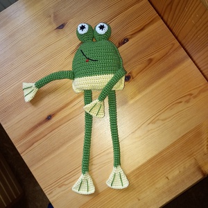 Breki amigurumi játék, Játék & Sport, Plüssállat & Játékfigura, Béka, Baba-és bábkészítés, Horgolás, MESKA