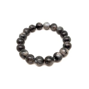 Larvikit golyó karkötő 10-11mm, Ékszer, Karkötő, Ásványkarkötő, , MESKA
