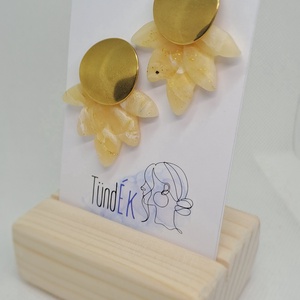 Polimer agyag , Ékszer, Fülbevaló, Lógó fülbevaló, Agyagozás, MESKA