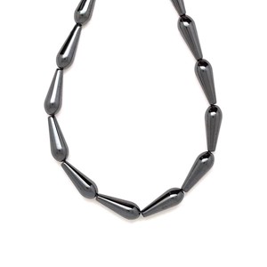 Hematit csepp 3-6x15mm, Kellékek & szerszámok, Ásvány alapanyag, Ásványfüzér, , MESKA
