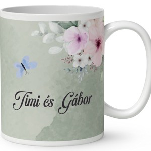 Névvel kérhető - Veled a legjobb mintás bögre - otthon & életmód - konyhafelszerelés, tálalás - tálalás - bögre & csésze - Meska.hu