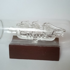 Kis hajó üvegben vitorlás palack  - otthon & életmód - dekoráció - asztal és polc dekoráció - asztaldísz - Meska.hu