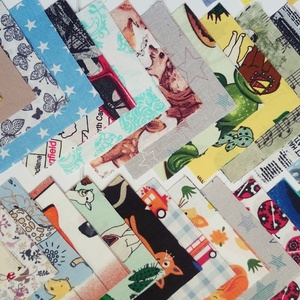 100 db Fiú mintás patchwork 10x10 cm pamutvászon csomag F1 - kellékek & szerszámok - méteráru - anyagcsomag - Meska.hu