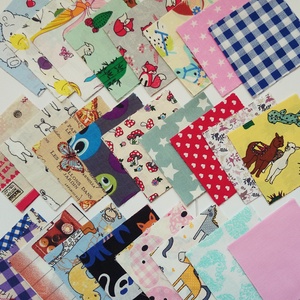 100 db Gyerek mintás patchwork 10x10 cm pamutvászon csomag GYE, Kellékek & szerszámok, Méteráru, Anyagcsomag, Varrás, MESKA