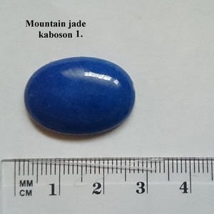 Mountain jáde kék ovális kaboson , Kellékek & szerszámok, Dekorációs kellékek, , MESKA