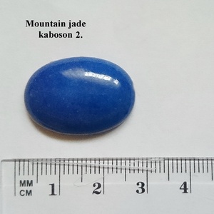 Mountain jáde kék ovális kaboson , Kellékek & szerszámok, Dekorációs kellékek, , MESKA