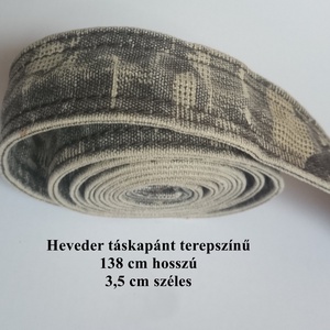 Terepszínű heveder táskapánt, Kellékek & szerszámok, Rövidáru, Szalag, pánt, Textilszalag, , MESKA