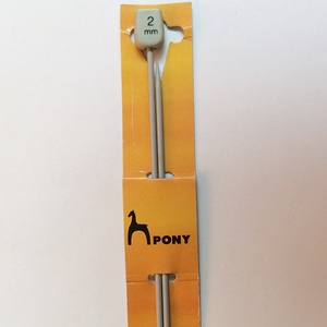 Egyenes páros kötűtű tű Pony 2 mm, Kellékek & szerszámok, Szerszámok, eszközök, Eszköz kötéshez, horgoláshoz, , MESKA