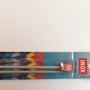 Egyenes páros kötűtű tű Inox 2,5 mm - kellékek & szerszámok - szerszámok, eszközök - eszköz kötéshez, horgoláshoz - Meska.hu