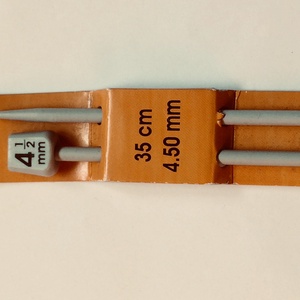 Egyenes páros kötűtű tű Pony 4,5 mm, Kellékek & szerszámok, Szerszámok, eszközök, Eszköz kötéshez, horgoláshoz, , MESKA
