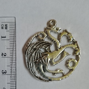 2 db sárkány fém medál fityegő ezüst bronz - kellékek & szerszámok - ékszerkellék - medál csomag - Meska.hu