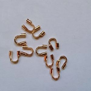 20 db rózsaarany rosegold színű koptató ékszer alkatrész végzáró, Kellékek & szerszámok, Ékszerkellék, Szalagvég, bőrvég, végzáró, , MESKA