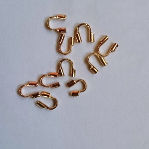 20 db rózsaarany rosegold színű koptató ékszer alkatrész végzáró - kellékek & szerszámok - ékszerkellék - szalagvég, bőrvég, végzáró - Meska.hu
