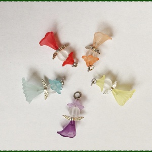 5 db színes angyalka csomagban 2. számú karácsony ajándék kísérő, Esküvő, Emlék & Ajándék, Köszönőajándék, Ékszerkészítés, MESKA