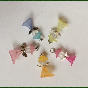 5 db színes angyalka csomagban 4. számú karácsony ajándék kísérő, Esküvő, Emlék & Ajándék, Köszönőajándék, Ékszerkészítés, MESKA
