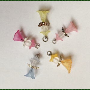 5 db színes angyalka csomagban 6. számú karácsony ajándék kísérő, Esküvő, Emlék & Ajándék, Köszönőajándék, Ékszerkészítés, MESKA