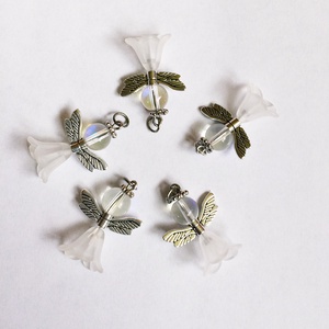 Tündér szárnyas angyal Karácsony ajándék 5 db egyben ajándékkísérő , Esküvő, Emlék & Ajándék, Köszönőajándék, Ékszerkészítés, MESKA