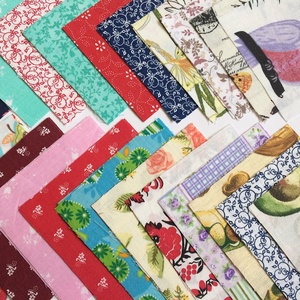 50 db vegyes mintájú patchwork 10x10 cm pamutvászon csomag VA - kellékek & szerszámok - méteráru - anyagcsomag - Meska.hu