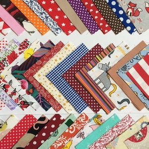 100 db vegyes mintájú patchwork 10x10 cm pamutvászon csomag VB - kellékek & szerszámok - méteráru - anyagcsomag - Meska.hu