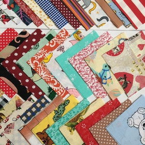 100 db vegyes mintájú patchwork 10x10 cm pamutvászon csomag VB - kellékek & szerszámok - méteráru - anyagcsomag - Meska.hu