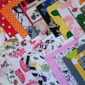 100 db gyerek mintájú patchwork 10x10 cm pamutvászon csomag GYE - kellékek & szerszámok - méteráru - anyagcsomag - Meska.hu