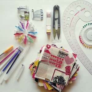 Alap varró csomag alkatrészek egységcsomag vonalzó pamutvászon, DIY (Csináld magad), Egységcsomag, , MESKA