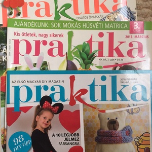 18 db Praktika Újság Magazin csomag + melléklet - diy (csináld magad) - szabásminta, útmutató - szabásminta - Meska.hu